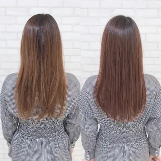 セミロング アビリタ 警固のヘアスタイル