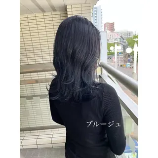 ミディアム カラー LEO所属・坂井田 浩樹のヘアスタイル