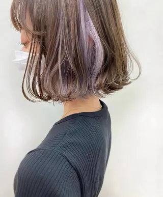 ショート カラー ナカジマ ナナのヘアスタイル