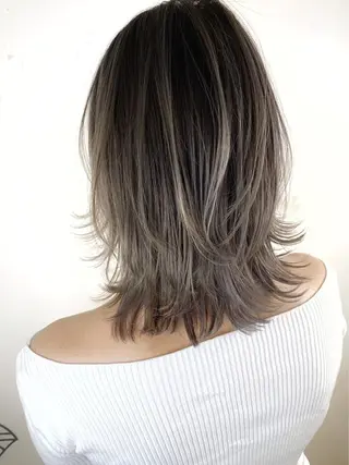 セミロング omocha hair salon所属・大嶋 伸吾のヘアスタイル