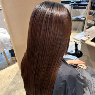 ロング hair make ONE006所属・SAoRi 縮毛矯正/カラーのヘアスタイル