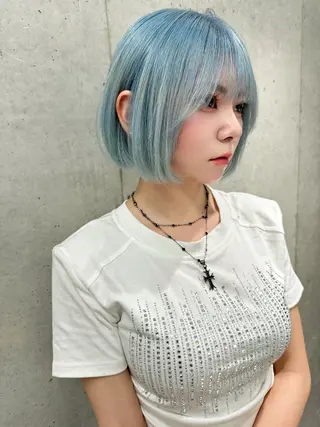 カラー VEGA天神 ブリーチのヘアスタイル