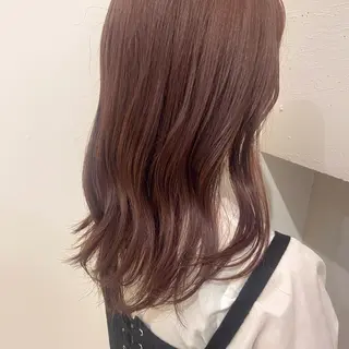 セミロング カラー 🫧 nanaco🫧のヘアスタイル