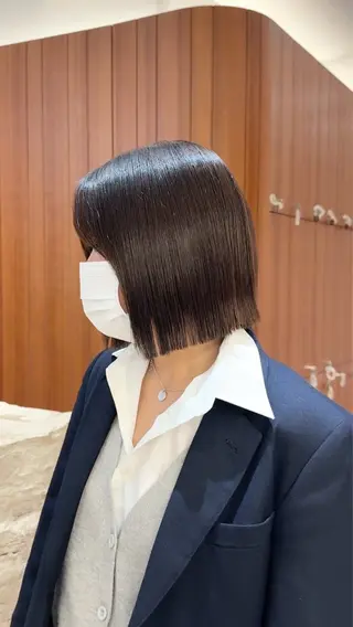 ミディアム 渋谷ボブ/レイヤー ボブ田中航平のヘアスタイル