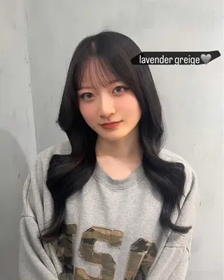 ロング カラー 🎀ᩚ リ  お🎀ᩚのヘアスタイル