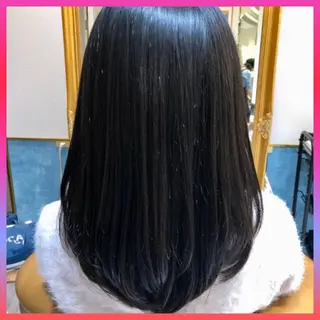 セミロング 髪質改善縮毛矯正 リピートNo.1米倉のヘアスタイル