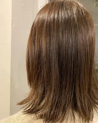 ミディアム カラー 西田辺/ タカスナオヤのヘアスタイル