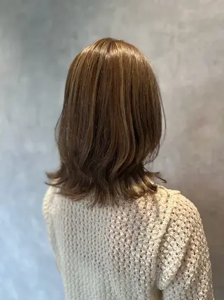 ミディアム カラー Hair&Make TRUTH千葉店所属・🆕TRUTH千葉店 店長Yuのヘアスタイル