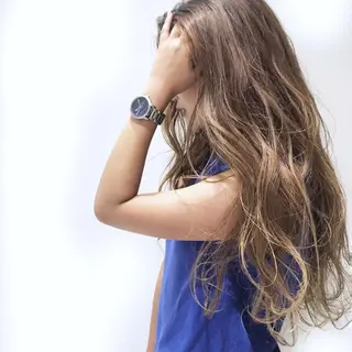 ロング カラー パーマ エリア人気No.1 美容室Ash西船橋のヘアスタイル