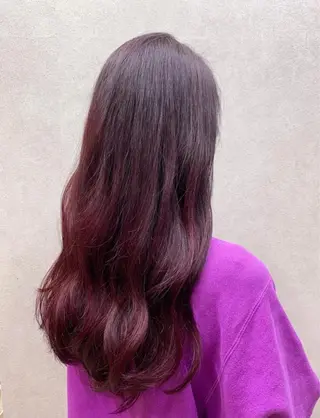 ロング カラー 似合わせカット/ 艶カラー/いらみなのヘアスタイル