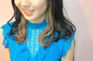 セミロング カラー nike所属・nike にけのヘアスタイル