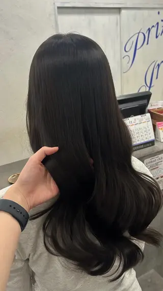 カラー 【縮毛矯正】 募集🦋hina🦋のヘアスタイル