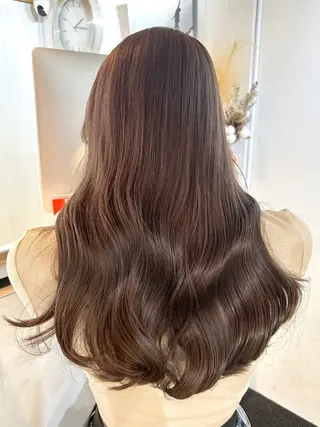 ロング カラー パーマ 韓国/ハイトーン/ ボブ🎀MIKU🎀のヘアスタイル