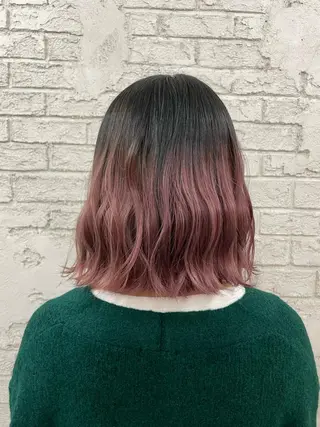 ミディアム ブリーチカラーボブ sayo🧸🤎のヘアスタイル