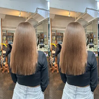 ミディアム カラー ☻モエカ/ハイトーン アレンジ☻のヘアスタイル