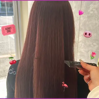 カラー 根本 美咲のヘアスタイル