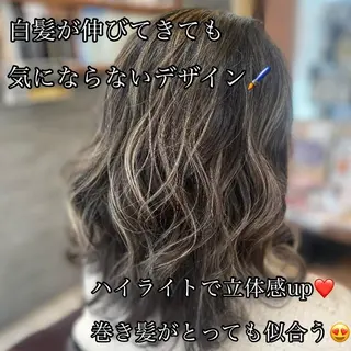 セミロング 加藤 実穂のヘアスタイル