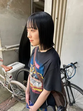 ミディアム fubuki🪷 似合わせカットカラーのヘアスタイル