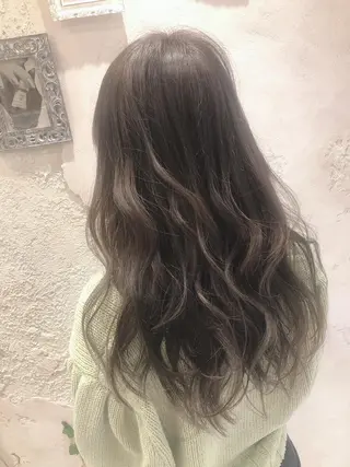 セミロング カラー レイヤーカット/ 顔周り 五島巨幹のヘアスタイル