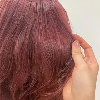 セミロング 個性派/ブリーチ ＊ほのかのヘアスタイル