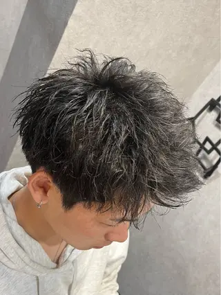 ミディアム パーマ CuMARi所属・🔥メンズパーマ専門 歴８年🔥のヘアスタイル