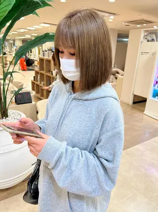 ショート カラー ハイトーン/ウルフ /レイヤー/坂野幸伸のヘアスタイル