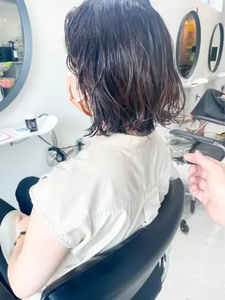 ショート パーマ 🌈新田 みどり🌈のヘアスタイル
