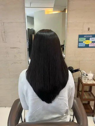 ロング 縮毛矯正モデル募集 ❤️ྀིHINATAのヘアスタイル