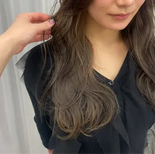 カラー KAHO 大阪カラーモデル募集のヘアスタイル