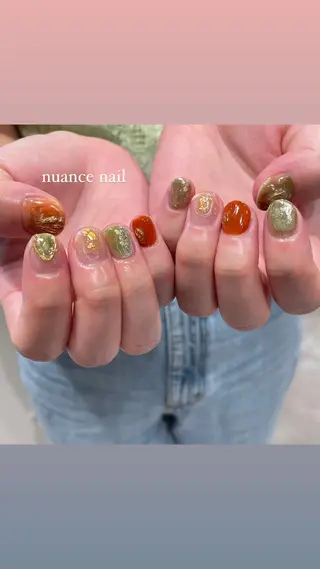 ネイル 淡色ネイル 🎀moeのネイルデザイン