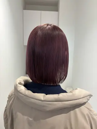 ショート リン🔔ボブ cut ベージュカラー🤎のヘアスタイル