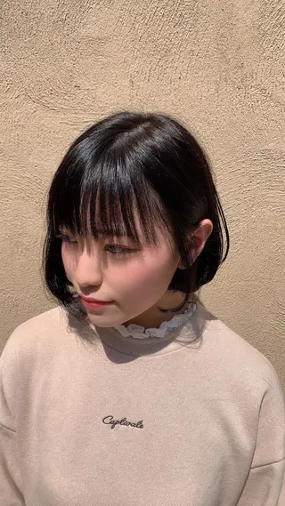 ショート 西新/siohair 似合わせ/石尾刻矢のヘアスタイル