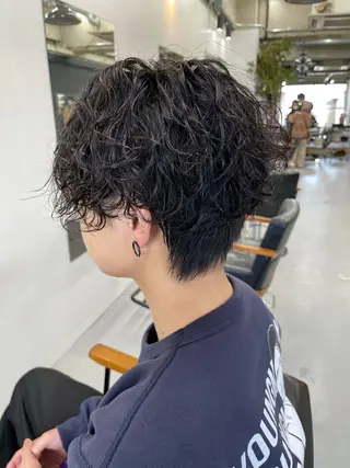 メンズ 森本裕/オーナー/ スパイラルパーマのヘアスタイル