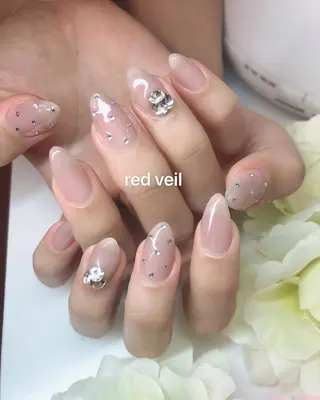 ミディアム ネイル 長さ出し専門 nynaのネイルデザイン