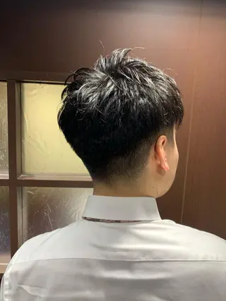 ショート メンズ ヒロ銀座 バーバーショップ神楽坂所属・ひらお あおとのヘアスタイル