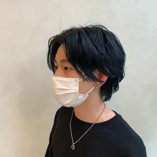 ミディアム カラー メンズ メンズ指名多数!! SiLO 田島のヘアスタイル