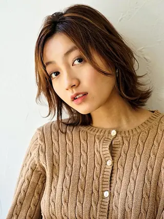 ミディアム カラー ヘアアレンジ 🌿flencia 丸　和博🌿のヘアスタイル