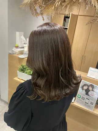 ミディアム カラー Zina【梅田】 /田中 沙弥のヘアスタイル