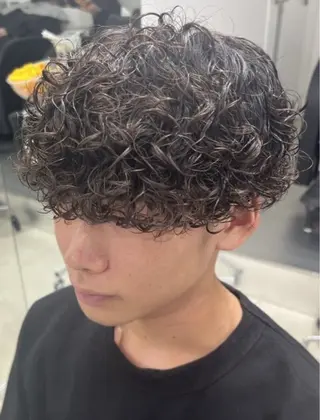 パーマ メンズ 🎀メンズパーマ☆ 艶カラー☆Syuriのヘアスタイル