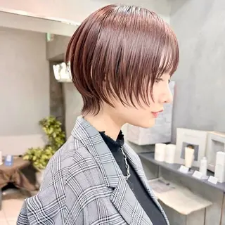 ショート カラー 透け感カラー 🌱いわさきのヘアスタイル