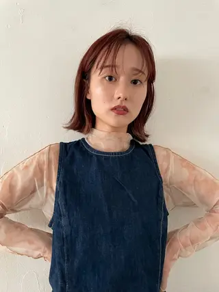 カラー H by shiomi H所属・minami カラーモデル募集中のヘアスタイル