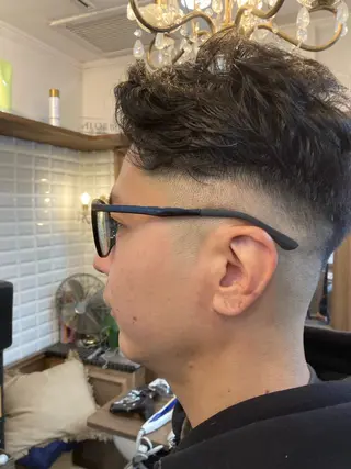 メンズ ルピナス中田店長 山口大地のヘアスタイル