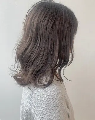 カラー 透明感♡︎♡︎ 佐々木早苗のヘアスタイル