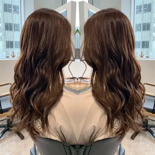 ロング カラー レイヤーカット/ 艶カラー/RYOMAのヘアスタイル