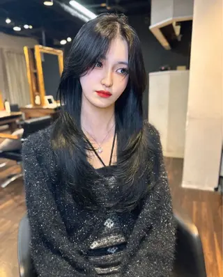 ロング カラー ワンホンヘア ケラチン/Kaitoのヘアスタイル