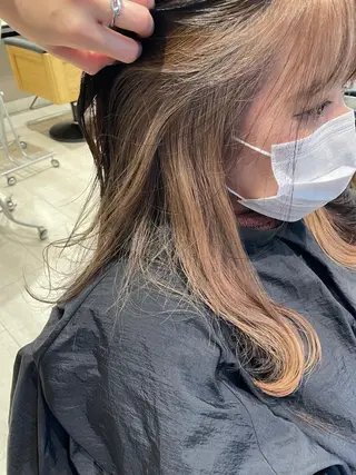 セミロング コトネ🫧 韓国風レイヤーカットのヘアスタイル