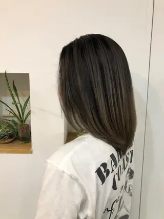 ミディアム 髪質改善ayame 横山諒のヘアスタイル