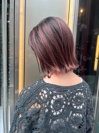 ショート カラー Eleanor立川北口所属・🦋YUI 髪質改善 ブリーチ 着付け🦋のヘアスタイル