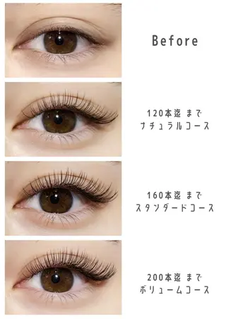 マツエク・マツパ REGARD ルガールのマツエク・マツパデザイン