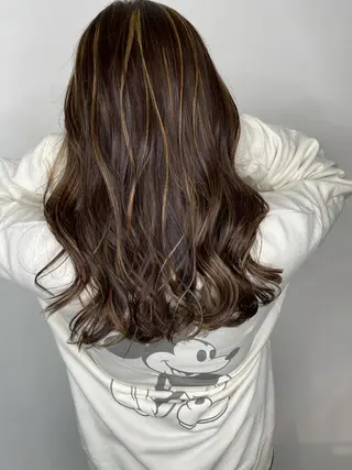 セミロング カラー 立川、北口.ans 黒木 和大のヘアスタイル